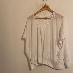 STYLE & CO WHITE BLOUSE  SIZE LARGE